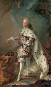 Portrait of Frederik V in Anointment Robe by C.G. Pilo